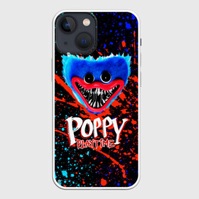 Чехол для iPhone 13 mini с принтом Poppy Playtime Лицо Хагги Вагги в Новосибирске,  |  | horror | huggy | huggy wuggy | monster | poppy playtime | монстр | поппи плейтайм | поппи плэйтайм | хагги | хагги вагги | хоррор игра