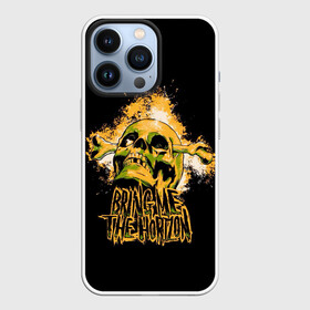 Чехол для iPhone 13 Pro с принтом BMTH Skull в Новосибирске,  |  | alternative | bring me the horizon | metall | music | rock | альтернатива | бринг ми зэ харайзон | бринги | металл | музыка | рок