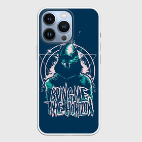 Чехол для iPhone 13 Pro с принтом Death with BMTH в Новосибирске,  |  | alternative | bring me the horizon | metall | music | rock | альтернатива | бринг ми зэ харайзон | бринги | металл | музыка | рок