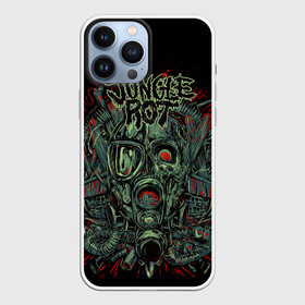 Чехол для iPhone 13 Pro Max с принтом Jungle Rot в Новосибирске,  |  | Тематика изображения на принте: jungle rot | грувметал | группы | дэтметал | метал | музыка | рок | трэшметал