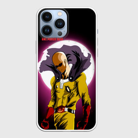 Чехол для iPhone 13 Pro Max с принтом Лысый плащ One Punch Man в Новосибирске,  |  | hagemanto | one punch man | one punchman | onepunchman | saitama | sensei | аниме | ван панч мен | ванпанчмен | лысый плащ | манга | сайтама | сильнейший человек | учитель | человек одинудар | человек одного удара