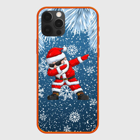 Чехол для iPhone 12 Pro с принтом DAB SANTA | WINTER в Новосибирске, силикон | область печати: задняя сторона чехла, без боковых панелей | 2022 | christmas | dab | edm | new year | snow | winter | winter is coming | дэб | жест чихания | зима близко | наступающий год | новогодний | новый год | рождественский | рождество | рождество христово | с новым годом | святки