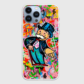 Чехол для iPhone 13 Pro Max с принтом Alec Monopoly Капиталист Граффити в Новосибирске,  |  | alec monopoly | art | capitalist | graffiti | money | retro | street style | urban style | алек монополи | арт | граффити | деньги | доллар | искусство | капиталист | кляксы | миллионер | монополия | ретро | рисунки | современное искусст