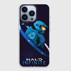 Чехол для iPhone 13 Pro с принтом Halo Infinite Силуэт  мастера Чифа в Новосибирске,  |  | Тематика изображения на принте: chief | halo | infinite | инфинит | мастер чиф | хало | хейло | хэйло | чиф