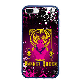 Чехол для iPhone 7Plus/8 Plus матовый с принтом JOJO KILLER QUEEN КОРОЛЕВА УБИЙЦА в Новосибирске, Силикон | Область печати: задняя сторона чехла, без боковых панелей | adventure | jojo | jojos bizarre | jojos bizarre adventure | killer queen | yare yare daze | аниме | джоджо | манга | яре яре дазе