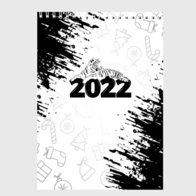 Скетчбук с принтом Тигр отдыхает на цифре 2022. в Новосибирске, 100% бумага
 | 48 листов, плотность листов — 100 г/м2, плотность картонной обложки — 250 г/м2. Листы скреплены сверху удобной пружинной спиралью | 2022 | happy new year | merry christmas | год тигра | зима близко | нг | новогодний | новогодний тигр | новогодняя символика | новый год | новый год 2022 | рождество | символ 2022 года | снег | снежинки | тигр