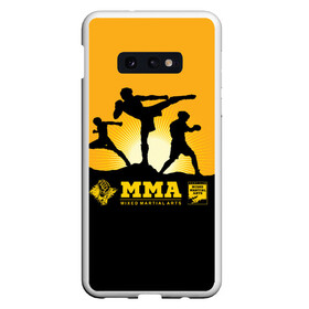 Чехол для Samsung S10E с принтом ММА (Mixed Martial Arts) в Новосибирске, Силикон | Область печати: задняя сторона чехла, без боковых панелей | bellator | boxing | fight club | mixed martial arts | ufc | айкидо | беллатор | боевые искусства | боец | бои | бои без правил | бойцовский клуб | бокс | борьба | воин | джиуджитсу | дзюдо | единоборства | карате | кикбоксинг