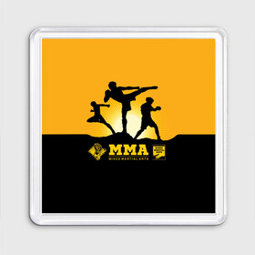 Магнит 55*55 с принтом ММА (Mixed Martial Arts) в Новосибирске, Пластик | Размер: 65*65 мм; Размер печати: 55*55 мм | bellator | boxing | fight club | mixed martial arts | ufc | айкидо | беллатор | боевые искусства | боец | бои | бои без правил | бойцовский клуб | бокс | борьба | воин | джиуджитсу | дзюдо | единоборства | карате | кикбоксинг