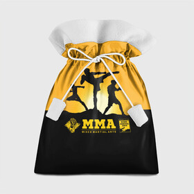 Подарочный 3D мешок с принтом ММА (Mixed Martial Arts) в Новосибирске, 100% полиэстер | Размер: 29*39 см | bellator | boxing | fight club | mixed martial arts | ufc | айкидо | беллатор | боевые искусства | боец | бои | бои без правил | бойцовский клуб | бокс | борьба | воин | джиуджитсу | дзюдо | единоборства | карате | кикбоксинг