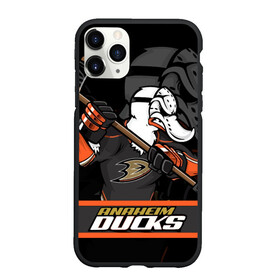 Чехол для iPhone 11 Pro Max матовый с принтом Анахайм Дакс Anaheim Ducks в Новосибирске, Силикон |  | Тематика изображения на принте: anaheim | anaheim ducks | ducks | hockey | nhl | usa | дакс | нхл | спорт | сша | хоккей | шайба