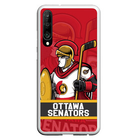 Чехол для Honor P30 с принтом Оттава Сенаторз Ottawa Senators в Новосибирске, Силикон | Область печати: задняя сторона чехла, без боковых панелей | hockey | nhl | ottawa | ottawa senators | senators | usa | нхл | оттава | оттава сенаторз | сенаторз | спорт | сша | хоккей | шайба