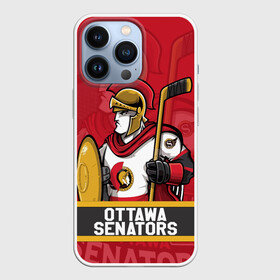 Чехол для iPhone 13 Pro с принтом Оттава Сенаторз, Ottawa Senators в Новосибирске,  |  | hockey | nhl | ottawa | ottawa senators | senators | usa | нхл | оттава | оттава сенаторз | сенаторз | спорт | сша | хоккей | шайба