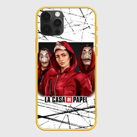 Чехол для iPhone 12 Pro с принтом СЕРИАЛ БУМАЖНЫЙ ДОМ LA CASA DE PAPEL BELLA CIAO в Новосибирске, силикон | область печати: задняя сторона чехла, без боковых панелей | bella ciao | la casa de papel | бумажный дом | ла каса де | ла каса де папель | ла каса де пепел | лакаса | сериал | фильм