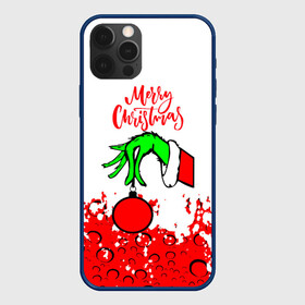 Чехол для iPhone 12 Pro Max с принтом Merry Christmas Grinch в Новосибирске, Силикон |  | Тематика изображения на принте: 2022 | grinch | happy new year | merry christmas | год тигра | гринч | зима близко | нг | новогодний | новый год | новый год 2022 | рождество | снег | снежинки