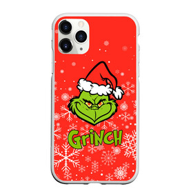 Чехол для iPhone 11 Pro матовый с принтом Grinch Red. в Новосибирске, Силикон |  | 2022 | grinch | happy new year | merry christmas | год тигра | гринч | зима близко | нг | новогодний | новый год | новый год 2022 | рождество | снег | снежинки