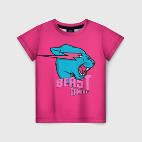 Детская футболка 3D с принтом Mr Beast Gaming Full Print (Pink edition) в Новосибирске, 100% гипоаллергенный полиэфир | прямой крой, круглый вырез горловины, длина до линии бедер, чуть спущенное плечо, ткань немного тянется | gamer | games | gaming | mr beast | mrbeast | youtube | блогеры | игры | мистер бист | ютуберы