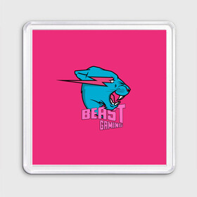 Магнит 55*55 с принтом Mr Beast Gaming Full Print (Pink edition) в Новосибирске, Пластик | Размер: 65*65 мм; Размер печати: 55*55 мм | Тематика изображения на принте: gamer | games | gaming | mr beast | mrbeast | youtube | блогеры | игры | мистер бист | ютуберы