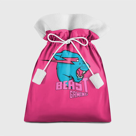 Подарочный 3D мешок с принтом Mr Beast Gaming Full Print (Pink edition) в Новосибирске, 100% полиэстер | Размер: 29*39 см | Тематика изображения на принте: gamer | games | gaming | mr beast | mrbeast | youtube | блогеры | игры | мистер бист | ютуберы