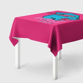 Скатерть 3D с принтом Mr Beast Gaming Full Print (Pink edition) в Новосибирске, 100% полиэстер (ткань не мнется и не растягивается) | Размер: 150*150 см | gamer | games | gaming | mr beast | mrbeast | youtube | блогеры | игры | мистер бист | ютуберы