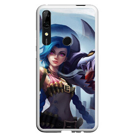 Чехол для Honor P Smart Z с принтом ЛИГА ЛЕГЕНД ДЖИНКС JINX в Новосибирске, Силикон | Область печати: задняя сторона чехла, без боковых панелей | Тематика изображения на принте: akali | arcane | fan | fan art | hero | jinx | kda | kda mas | league of legends | lol | moba | акали | аркейн | герой | джинкс | кда | лига легенд | лол | моба