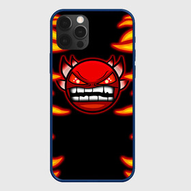 Чехол для iPhone 12 Pro Max с принтом Geometry Dash Smiley demon в Новосибирске, Силикон |  | angry | crazy | demon | devil | evil | fire | geometry dash | icons | robtop | smile | геомерия даш | геометри деш | геометри дэш | геометрия дэш | демон | злой смайл | игра геометрия дэш | иконки | огненный | огонь | пламя | платформер