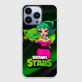 Чехол для iPhone 13 Pro с принтом LOLA BRAWLSTARS dark green в Новосибирске,  |  | brawl | brawl stars | brawlstars | lola | бравл | бравлстарс | лола | лоли | разрушитель