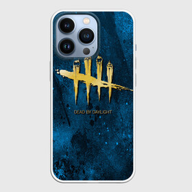 Чехол для iPhone 13 Pro с принтом Dead by Daylight Golden Logo в Новосибирске,  |  | daylight | выживание | дед бай дейлайт | мертвы к рассвету | охотник | ужасы | хоррор