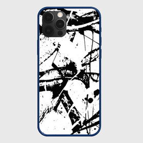Чехол для iPhone 12 Pro Max с принтом GRUNGE TRIP в Новосибирске, Силикон |  | grunge | абстракция | граундж | грязный | кляксы | пестрый | черно белый