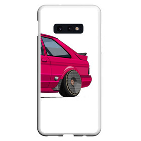 Чехол для Samsung S10E с принтом Ford Escort art в Новосибирске, Силикон | Область печати: задняя сторона чехла, без боковых панелей | Тематика изображения на принте: art | ford | fordescort | rs | stance