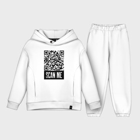 Детский костюм хлопок Oversize с принтом QR Scan в Новосибирске,  |  | Тематика изображения на принте: coronavirus | covid | covid19 | qr code | qr код | sputnik | вакцина | вакцинация | вирус | здоровье | изоляция | иммунитет | карантин | ковид | код | корона | коронавирус | маркировка | маска | пандемия | паспорт | прививка