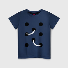 Детская футболка хлопок с принтом Иллюзия номер 1 в Новосибирске, 100% хлопок | круглый вырез горловины, полуприлегающий силуэт, длина до линии бедер | yaay | дырки в одежде | иллюзия | иллюзорный | лапша | мираж | обман | отверстия в футболке | прикол | тридэ | фокус
