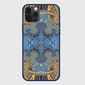 Чехол для iPhone 12 Pro Max с принтом Коллекция Фрактальная мозаика Желто-синий 292-6-n11-2 в Новосибирске, Силикон |  | blue | fractal | light | pattern | symmetrical | yellow | желтый | светлый | симметричный | узор | фрактал