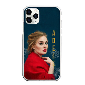 Чехол для iPhone 11 Pro Max матовый с принтом Portrait Adele в Новосибирске, Силикон |  | имя | лицо | надпись | певица | портрет