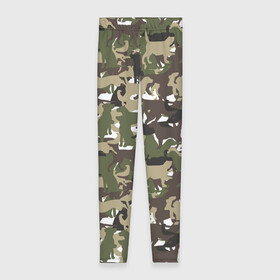 Леггинсы 3D с принтом Камуфляж из Собак (Camouflage) в Новосибирске, 80% полиэстер, 20% эластан | Эластичный пояс, зауженные к низу, низкая посадка | Тематика изображения на принте: animal | camouflage | dog | military camouflage | барбос | бобик | военный камуфляж | год собаки | друг человека | животное | зверь | ищейка | камуфляж | кинолог | кость | лайка | милитари | охотничий камуфляж | пёс