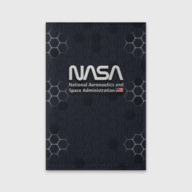 Обложка для паспорта матовая кожа с принтом NASA 3D LOGO   НАСА 3D логотип в Новосибирске, натуральная матовая кожа | размер 19,3 х 13,7 см; прозрачные пластиковые крепления | elon | mask | musk | nasa | space x | star | америка | астронавт | звезды | земля | илон | космонавт | космос | луна | марс | маск | наса | планета | ракета | флаг