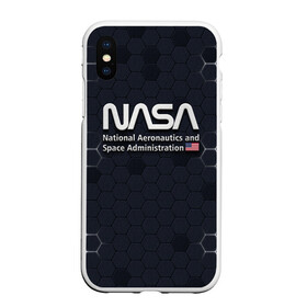 Чехол для iPhone XS Max матовый с принтом NASA 3D LOGO   НАСА 3D логотип в Новосибирске, Силикон | Область печати: задняя сторона чехла, без боковых панелей | elon | mask | musk | nasa | space x | star | америка | астронавт | звезды | земля | илон | космонавт | космос | луна | марс | маск | наса | планета | ракета | флаг