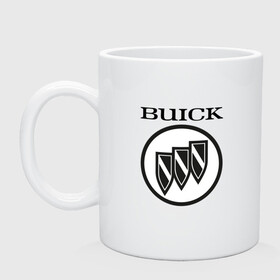 Кружка керамическая с принтом Buick | Black and White Logo в Новосибирске, керамика | объем — 330 мл, диаметр — 80 мм. Принт наносится на бока кружки, можно сделать два разных изображения | auto | avista | buick | cascada | enclave | encore | logo | regal | verano | wildcat | авто | автомобиль | ам | бьюик | бюик | лого | логотип | машина | машины | эмблема