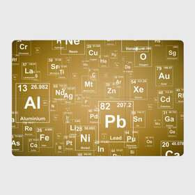 Магнитный плакат 3Х2 с принтом Pb - таблица Менделеева в Новосибирске, Полимерный материал с магнитным слоем | 6 деталей размером 9*9 см | Тематика изображения на принте: pb | для физиков | для химиков | менделеев | наука | песочные | свинец | студентам | таблица менделеева | физика | химия