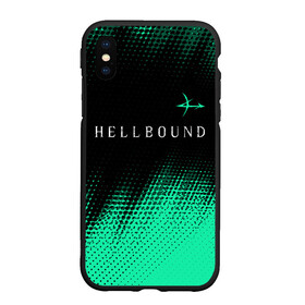 Чехол для iPhone XS Max матовый с принтом HELLBOUND   ARROWHEADS   Полутона в Новосибирске, Силикон | Область печати: задняя сторона чехла, без боковых панелей | arrowheads | bound | hell | hellbound | netflix | series | ада | зов | корейский | культура | монстры | полутона | поп | сериал | сериалы