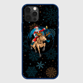 Чехол для iPhone 12 Pro Max с принтом Олень и Santa. в Новосибирске, Силикон |  | 2022 | happy new year | merry christmas | rdnewyear22 | santa | год тигра | зима близко | нг | новогодний | новый год | новый год 2022 | олень | рождество | санта | символ 2022 года | снежинки