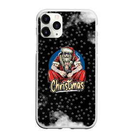 Чехол для iPhone 11 Pro матовый с принтом Merry Christmas Santa с пистолетом. в Новосибирске, Силикон |  | 2022 | happy new year | merry christmas | santa | год тигра | зима близко | нг | новогодний | новый год | новый год 2022 | рождество | символ 2022 года | следы от пуль | снежинки