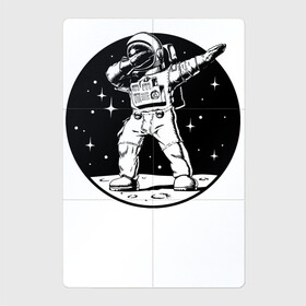 Магнитный плакат 2Х3 с принтом Space Dab в Новосибирске, Полимерный материал с магнитным слоем | 6 деталей размером 9*9 см | astronaut | cosmos | dab | gesture | moon | space | spacesuit | star | жест | звезда | космонавт | космос | луна | скафандр