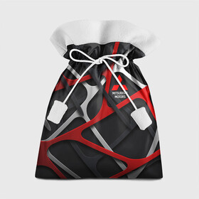 Подарочный 3D мешок с принтом MITSUBISHI 3D Texture Logo в Новосибирске, 100% полиэстер | Размер: 29*39 см | auto | autosport | avto | car | mitsubishi | race | street racing | авто | автоспорт | гонки | марка | машина | митсубиси | митсубиши | мицубиси | мицубиши | тачка