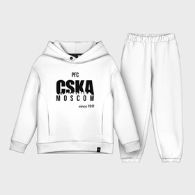 Детский костюм хлопок Oversize с принтом CSKA since 1911 в Новосибирске,  |  | cska | pfc | pfc cska | армейцы | камуфляж | кони | конь | красно синие | мы армейцы | мы цска | пфк | фк | фк цска | футбол | футбольный клуб | цска | цска москва | цска фк | черный камуфляж