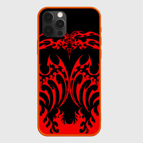 Чехол для iPhone 12 Pro Max с принтом Алые лезвия в Новосибирске, Силикон |  | scarlet | алые узоры | алые шипы | когти | красные лезвия | красные узоры | красные шипы | лезвие | лезвия | огонь | острые | пламя | шипы