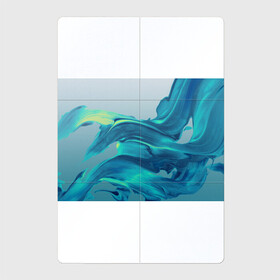 Магнитный плакат 2Х3 с принтом Акварельные Мазки в Новосибирске, Полимерный материал с магнитным слоем | 6 деталей размером 9*9 см | Тематика изображения на принте: абстракция | акварель | акварельные волны | волны | рисунок