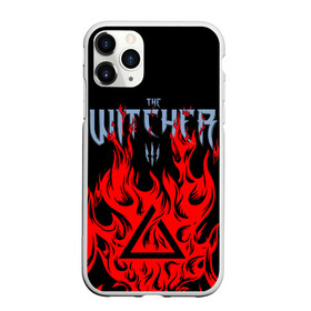 Чехол для iPhone 11 Pro Max матовый с принтом THE WITCHER 3 ВЕДЬМАК 3 FIRE ОГОНЬ в Новосибирске, Силикон |  | geralt | the witcher | the witcher wild hunt | witcher | wolf | аард | аксий | белый волк | ведьмак | ведьмак 3 | волк | геральт | игни | ирден | йенифер | каер морхен | квен | охотник | трисс | цири | школа волка