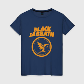 Женская футболка хлопок с принтом Black Sabbath Vol 4 Рок группа в Новосибирске, 100% хлопок | прямой крой, круглый вырез горловины, длина до линии бедер, слегка спущенное плечо | black sabbath | black sabbath vol 4 | vol 4 | рок | рок группа