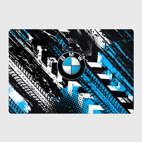 Магнитный плакат 3Х2 с принтом Следы от шин BMW в Новосибирске, Полимерный материал с магнитным слоем | 6 деталей размером 9*9 см | bmw | bmw performance | m | motorsport | performance | бмв | моторспорт