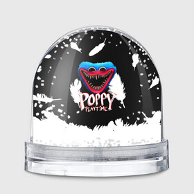 Игрушка Снежный шар с принтом Poppy Playtime Перья. в Новосибирске, Пластик | Изображение внутри шара печатается на глянцевой фотобумаге с двух сторон | Тематика изображения на принте: poppy playtime | игра | кукла | монстр | плэйтайм | поппи плейтайм | хагги вагги | хоррор